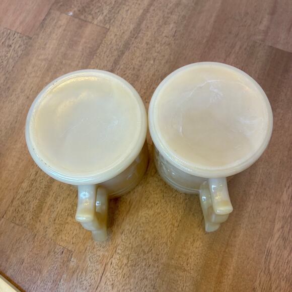 Vtg 1980s Whataburger Buffalo Indian Nickel Coffee Mugs Lot Of 2 Butterscotch - Picture 8 of 10